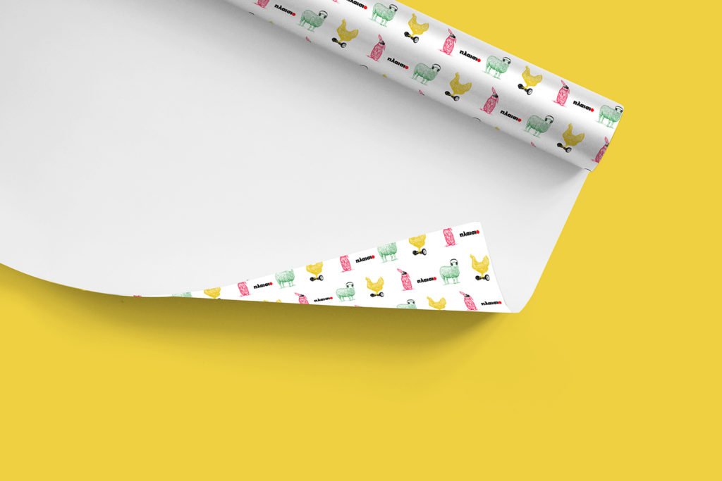 Gift Wrapping Paper MockUp • Stella Dimitrakopoulou